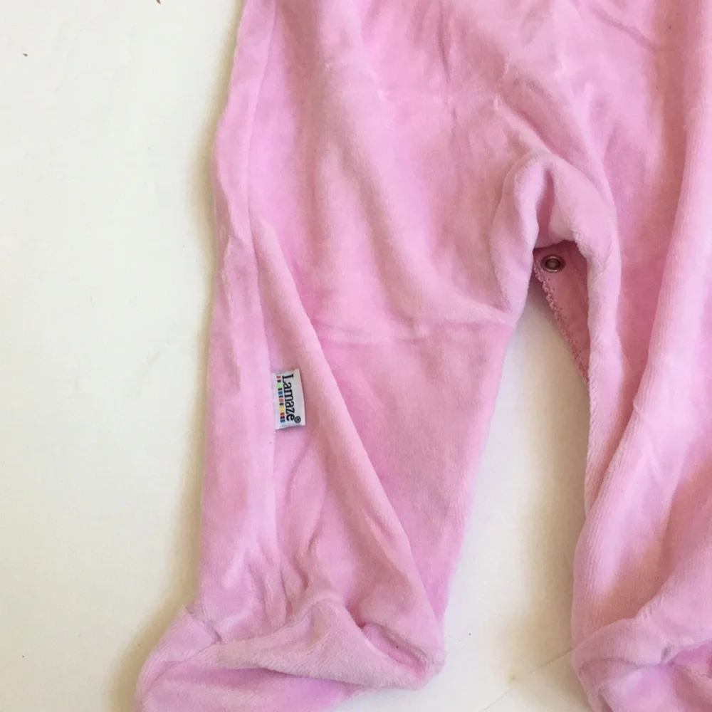 FINAL MARKDOWN Little girls footed onesie 3-6 months